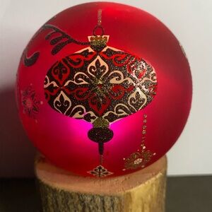Pier 1 Imports LED Sphere Table Ornament Color Changing Ornaments Design Used